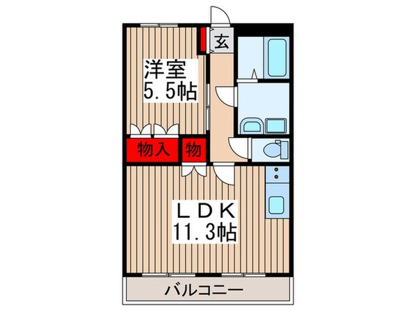 フィオレの物件間取画像